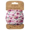 Karma Pink Floral Headband for Women - Medium - Fabric Headband and Stretchy Hair Scarf - Pink view 1