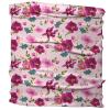 Karma Pink Floral Headband for Women - Medium - Fabric Headband and Stretchy Hair Scarf - Pink view 2