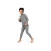 Rocky Thermal Underwear Kids, Boys Thermal Underwear Set Long Johns Thermals Kids Base Layer kid thermals top bottom set Boys Winter Clothes Shirt & Pants, Ski/Extreme Cold (Melange Grey, Large) view 1