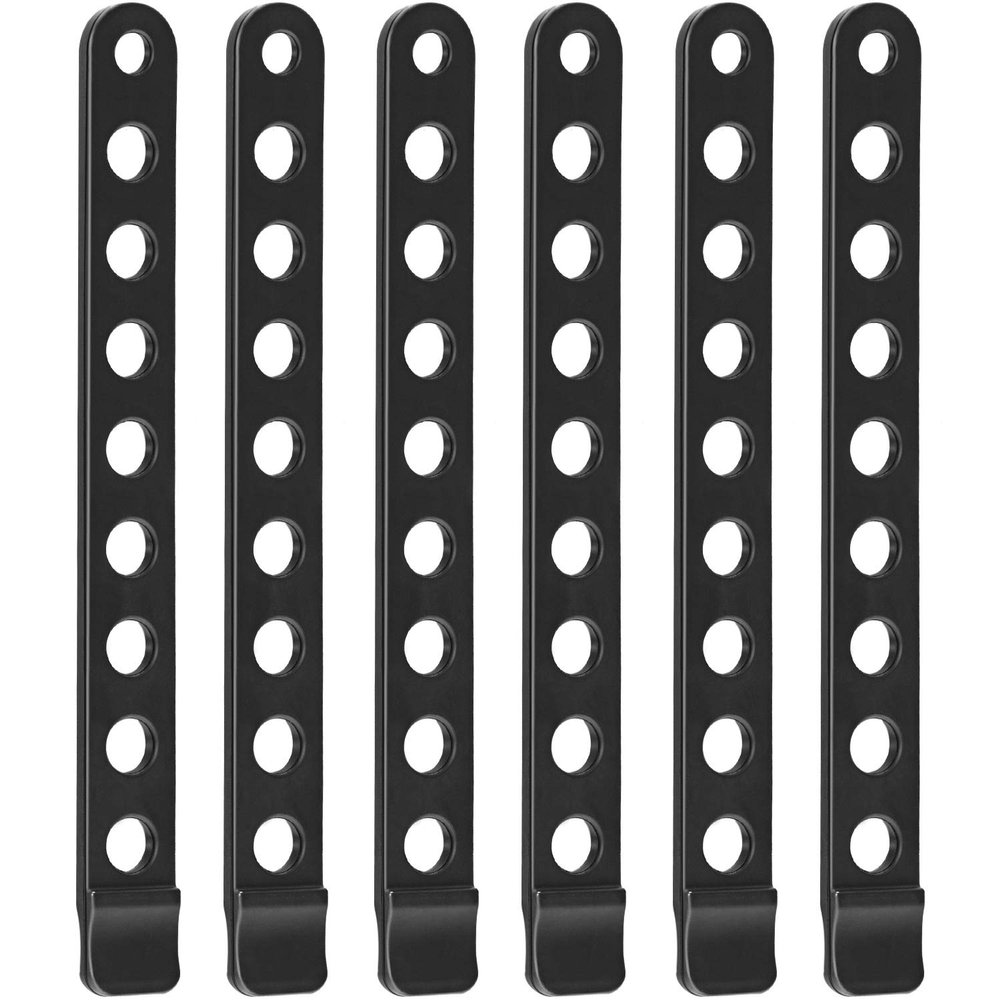 Boao 6 Pieces Bike Rack Rubber Strap Bike Rack Cradle Replacement Strap Cycling Rubber Wheel Strap for Bike Rack (Black)