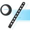 Boao 6 Pieces Bike Rack Rubber Strap Bike Rack Cradle Replacement Strap Cycling Rubber Wheel Strap for Bike Rack (Black) view 2