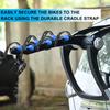 Boao 6 Pieces Bike Rack Rubber Strap Bike Rack Cradle Replacement Strap Cycling Rubber Wheel Strap for Bike Rack (Black) view 4