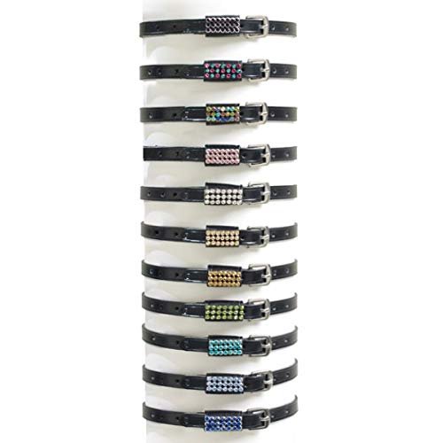 English Riding Supply Ovation Ladies Spur Straps Diamond Silver Pair