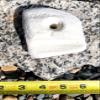Ledge Polyurethane Bolt-On Rock Climbing Wall Hand Hold (White) view 2