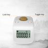 KANGneei Finger Counter,Mini Rechargeable Digital LCD Electronic Finger Ring Hand Tally Counter Six/6 Digit Buddha Beads/Prayer Counter Clicker Green view 2