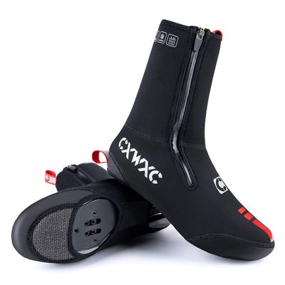CXWXC Cycling Shoe Covers Neoprene Waterproof,Winter Thermal Warm Full Bicycle Overshoes for Men Women,Road Mountain Bike Booties