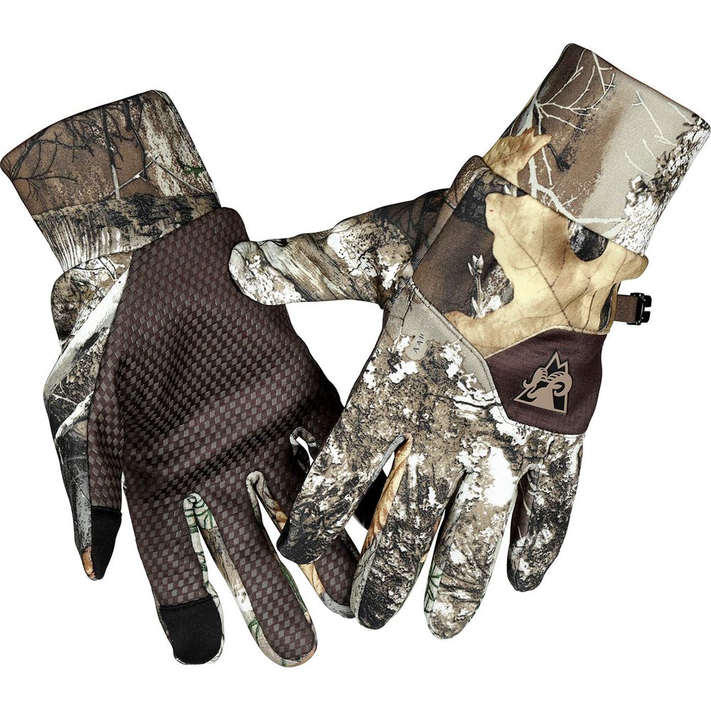 ROCKY Moisture Wicking Camo Gloves, Realtree Edge, Size Large(RTE)