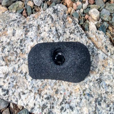 Pinch Alot Polyurethane Bolt-On Rock Climbing Wall Hand Hold (Black)