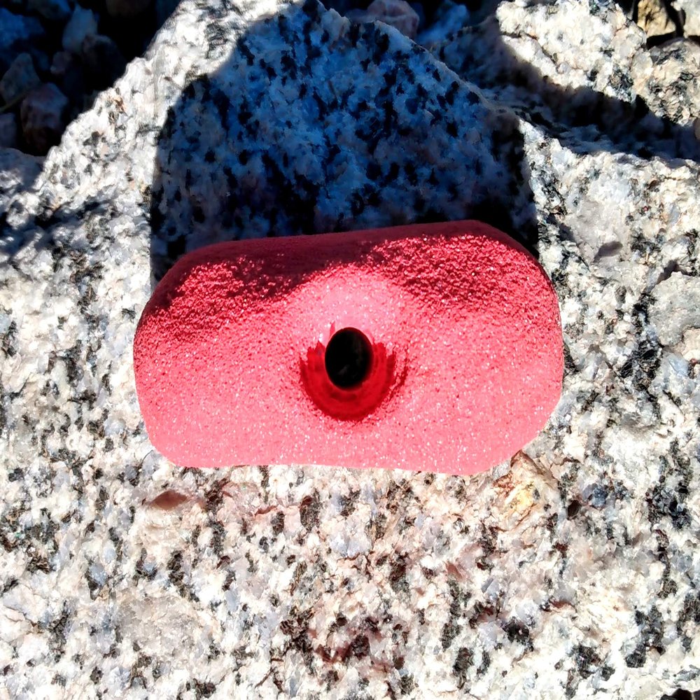 Pinch Alot Polyurethane Bolt-On Rock Climbing Wall Hand Hold (Red)