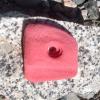 Ledge Polyurethane Bolt-On Rock Climbing Wall Hand Hold (Red) view 2
