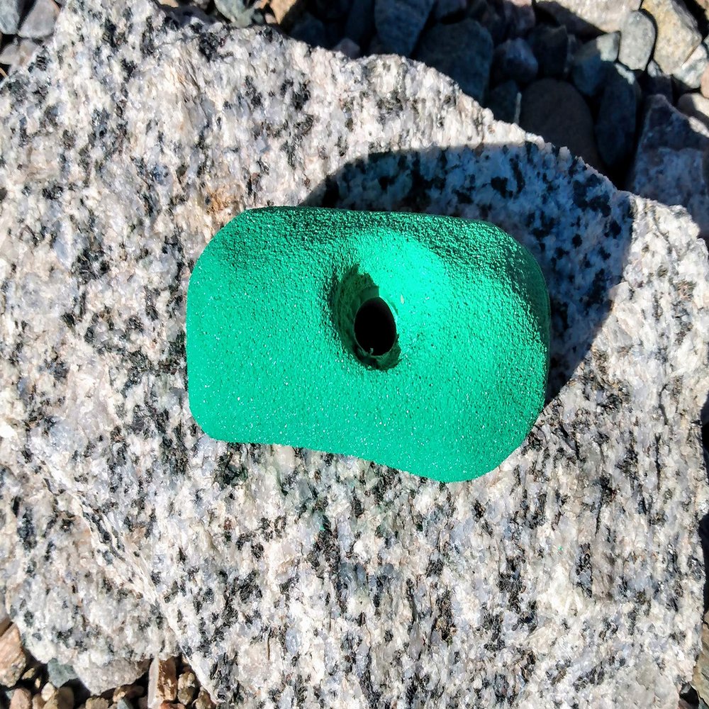 Pinch Alot Polyurethane Bolt-On Rock Climbing Wall Hand Hold (Green)