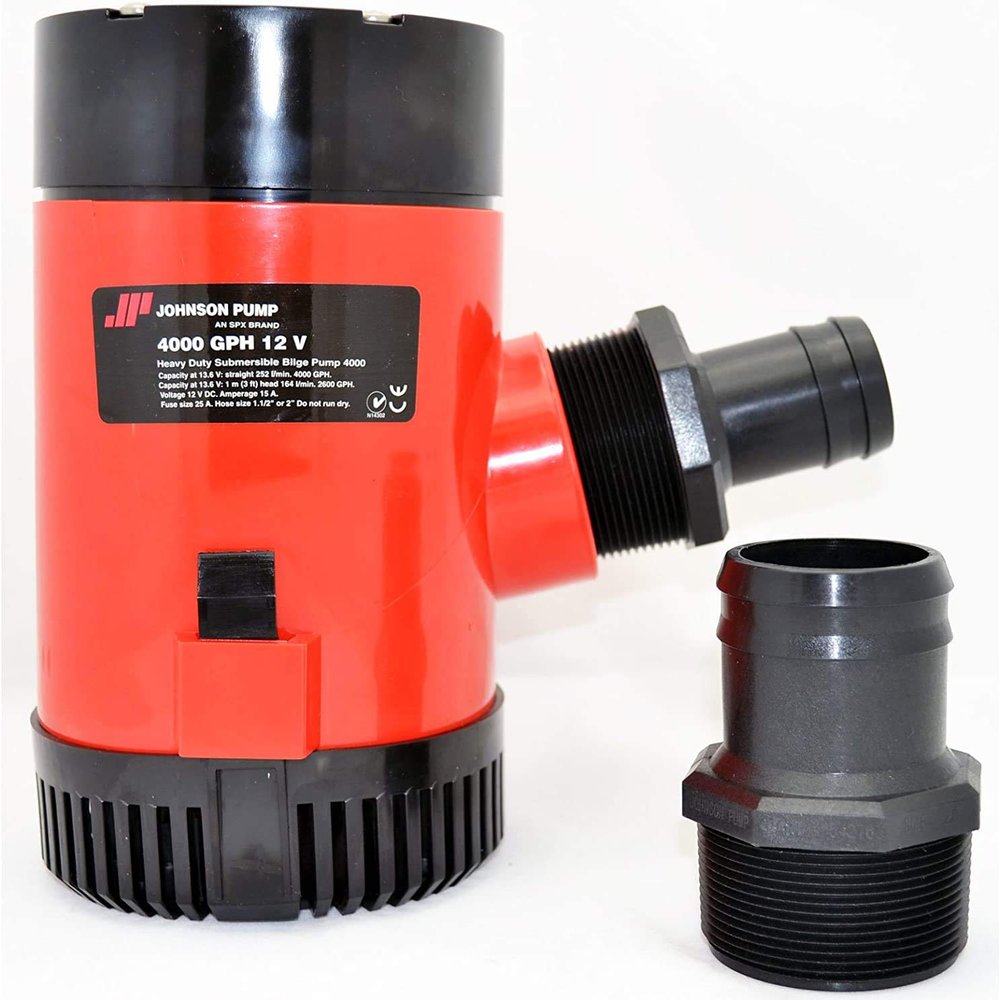 Johnson Pumps 40004 4000 GPH 12V Bilge Pump (Pack of 1)
