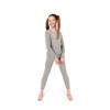 Rocky Thermal Underwear Kids Girls Thermal Underwear Set Toddler Long Johns kid Thermals Kid Base Layer kids thermals top bottom set, Heather Grey, X-Small, Standard-185 GSM, THERMALS SET view 1