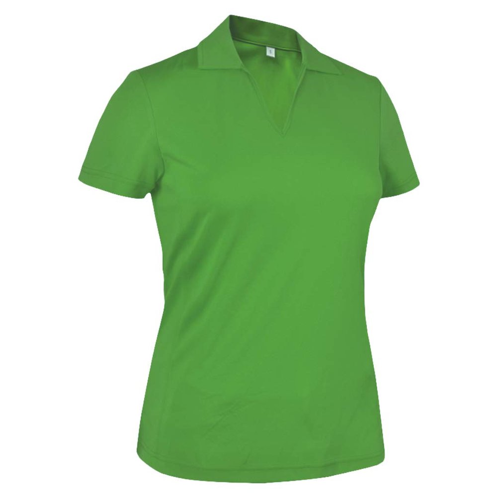 Monterey Club Women's Ultimate Solid Sport Shirt #2402 (Parrot Green, Small)