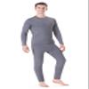 Rocky Thermal Underwear Men Long Johns Men Thermal Underwear Thermals Mens Base Layer Mens Thermals Top and Bottom Set (Melange Grey, Large, Standard Weight - 185 GSM, One Pack) view 1
