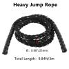 Yaesport Heavy Jump Rope Skipping Rope Workout Battle Rope for Strength Training, Cardio Workout, Crossfit, Fitness Exercise Rope (1 in x 9.8 ft) view 2