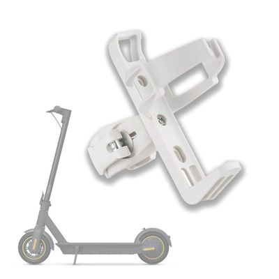 GLDYTIMES 360 Degrees Rotation Water Bottle Holder Replacement for Bike &Electric Scooter, Anti-Slip Fast Dismounting Accessories Cup Drink Holder, White