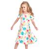 Sunny Fashion Girls Dress Hawaii Style Pineapple Leave Casual Colorful Sundress Size 6 view 2