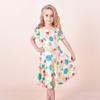 Sunny Fashion Girls Dress Hawaii Style Pineapple Leave Casual Colorful Sundress Size 6 view 3