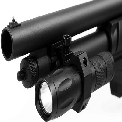 Trinity 1000 Lumen LED Mounted Flashlight Compatible with Stoeger M3000 Freedom Series Aluminum Picatinny Weaver Rail Light Black