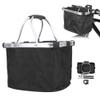 Basket, Metal Detachable Basket Handlebar Bag Cycling Carryings Mount Riding Pouch Cycle Front Baggage Bag view 4