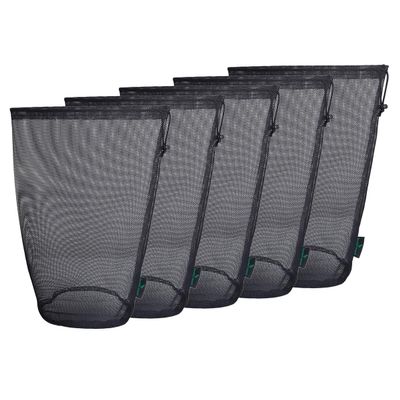 iBasingo 5pcs Nylon Mesh Bag Stuff Sack Golfball Pot Outdoor BVP05