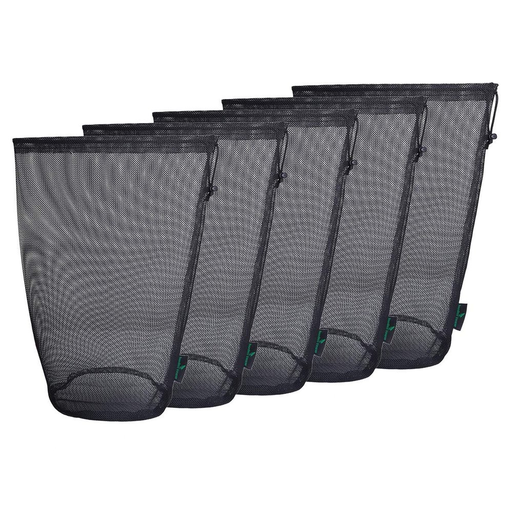 iBasingo 5pcs Nylon Mesh Bag Stuff Sack Golfball Pot Outdoor BVP05