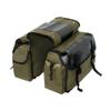 Zidetang Water-Resistant Bicycle Rear Seat Carrier Bag Panniers Bag Bike Rear Pack Frame Accessoriesr ArmyGreen view 1