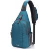 G4Free Sling Bag RFID Blocking Sling Backpack Crossbody Chest Bag Daypack for Hiking Travel(Teal Blue) view 1