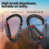 FVW 25KN Heavy Duty Climbing Carabiners, 3 Pack UIAA Certified Auto Locking Rock Climbing Carabiners Clips for Hammocks, Swing, Locking Dog Leash and Harness, Camping, Hiking & Utility (Mix Color) view 2