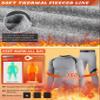 Muezna Men's Thermal Top and Bottom Set Underwear Long Johns Base Layer with Soft Fleece Lined Grey view 2