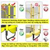 60" Trampoline for Kids, 5 FT Toddler Baby Trampoline with Safety Enclosure Net, Indoor or Outdoor Yellow Small Trampolines with Basketball Hoop, Birthday Gifts for Kids, Gifts for Boy Age 3-8 view 2
