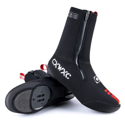 CXWXC Cycling Shoe Covers Neoprene Waterproof,Winter Thermal Warm Full Bicycle Overshoes for Men Women,Road Mountain Bike Booties
