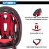 DRBIKE Kids Bike Helmet for Toddlers and Kids Ages 3-8, Boys & Girls Adjustable Cycling Helmet, Lightweight, Multi-Sport Ski Roller Skating Scooter, Black M view 4