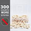 UOLENT Cleaning Cotton Wool Felt Cleaning Pellets for Maintenance .177 Caliber 300 Counts with Storage Box view 3