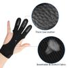 Coolrunner Archery Glove - Three Finger Leather Archery Protective Shooting Gloves for Kids, Protective Gear Accessories (L) view 2