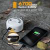 ZMNT LED Camping Lantern Rechargeable 1000LM, Up to 300H Running Time Camping Tent Light, 6700mAh Emergency Light for Hurricane, Power Outages, Home, Hiking, Water-Resistant view 2