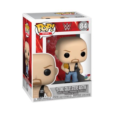 Funko Pop WWE: Stone Cold Steve Austin with Belt - Collectable Vinyl Figure - Gift Idea - Official Merchandise - Toys for Kids & Adults - Sports Fans - Model Figure for Collectors and Display
