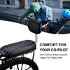 Bicycle Child Carrier Seat Set with Cushion, Backrest, Armrest and Footrest, Rear-Mounted Baby Bike Seat Accessory Kit view 3