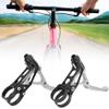 Keenso CNC V Brake Handle Lever, Mountain Aluminum Alloy Brake Lever Cycling Accessory for Folding Road Bike/Mountain Bike(Black Silver) view 3