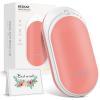 BESKAR Rechargeable Hand Warmer, 5200mAh Electric Handwarmer with Double-Sided Heating & USB Quick Charge, Portable Pocket Hand Warmer & Powerbank for Outdoor, Raynauds view 1