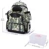 BASSDASH Fishing Tackle Backpack Water Resistant Tactical Bag Soft Tackle Box with Rod Holder and Protective Rain Cover view 2