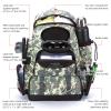 BASSDASH Fishing Tackle Backpack Water Resistant Tactical Bag Soft Tackle Box with Rod Holder and Protective Rain Cover view 3