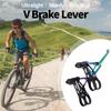Keenso Bike Brake Levers, Ultralight Aluminum Alloy Oil Slick Brake Lever Cycling Accessory for Folding Road Bike/Mountain Bike (Electroplate Colorful) Bicycle and spare parts view 2