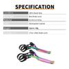 Keenso Bike Brake Levers, Ultralight Aluminum Alloy Oil Slick Brake Lever Cycling Accessory for Folding Road Bike/Mountain Bike (Electroplate Colorful) Bicycle and spare parts view 3