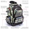 BASSDASH Fishing Tackle Backpack Water Resistant Tactical Bag Soft Tackle Box with Rod Holder and Protective Rain Cover view 2