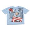 Marvel Avengers Little Boys' 4-Pack Short Sleeve T-Shirts Blue Grey 7-8 view 3