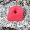 Single Handed Jug Polyurethane Bolt-On Rock Climbing Wall Hand Hold (Red) view 1