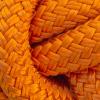 Montauk Rope 1/4" Double Braid Nylon Rope Solid Colors Dock Line for Boats up to 25ft | Marine-Grade, Shock Absorbing, Low-Stretch, UV & Saltwater Resistant & Outdoor Use -Orange -100 ft. view 2