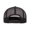 Love Sketches Embroidered Lobster Trucker Snapback Cap Mesh Back Men and Women (Black/White/Black-red) view 4